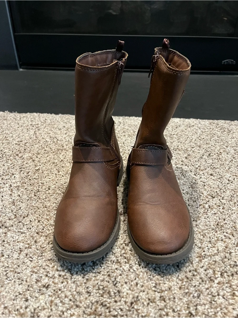 Carters Brown Mid-Calf Buckle Boots